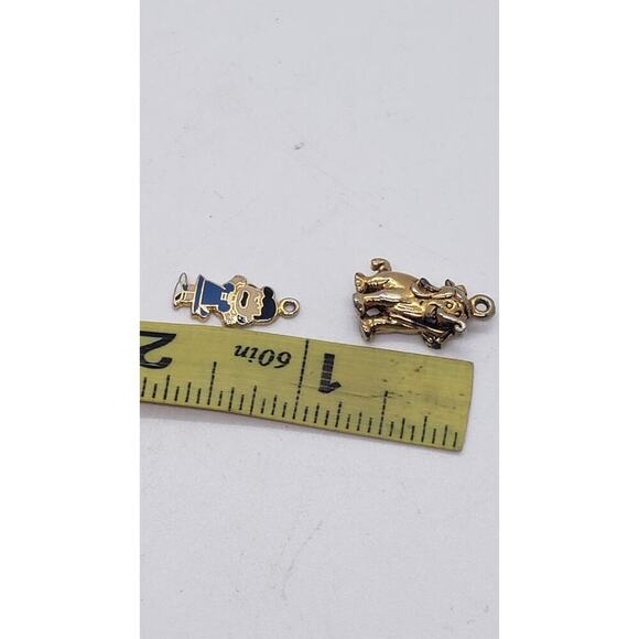 Vintage Peanuts Lucy Charm Snuffy Elephant Pendant United Disney Japan Set Rare - Picture 7 of 7